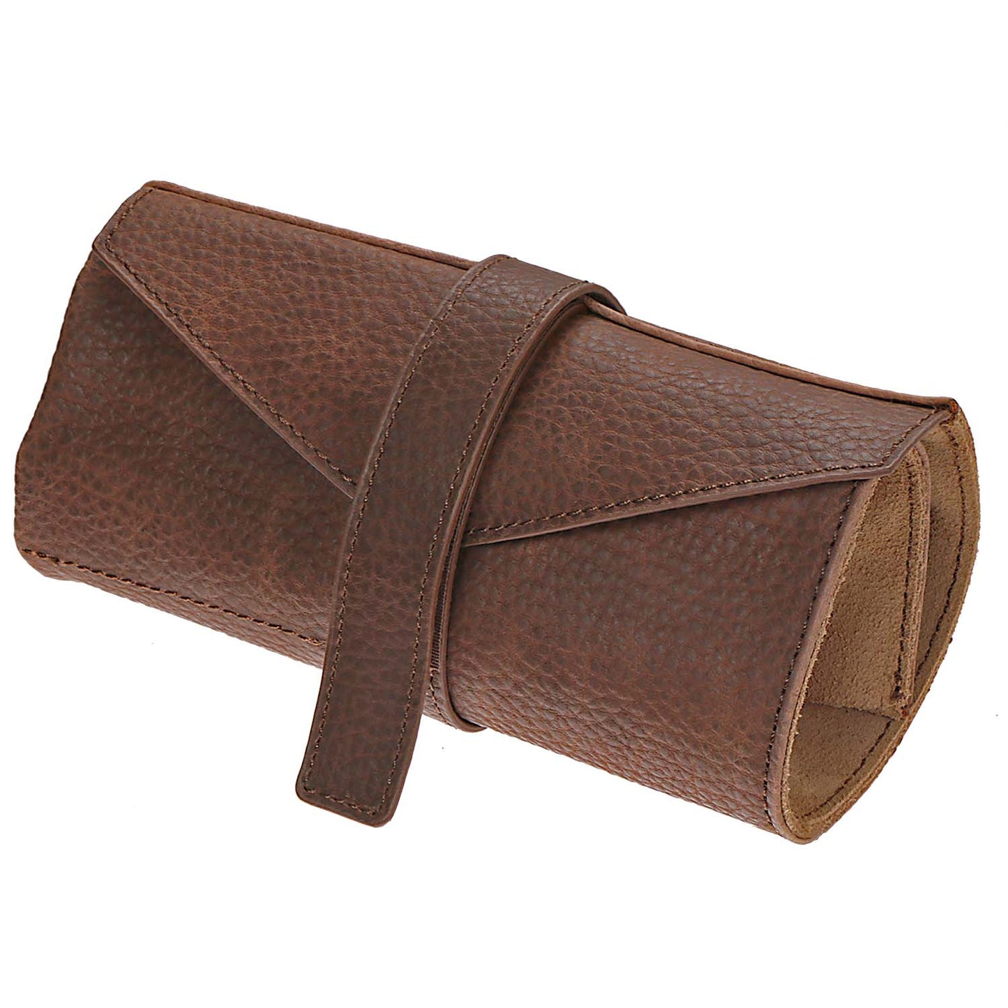 DASSARI Vintage Leather Watch Roll - Out of Stock