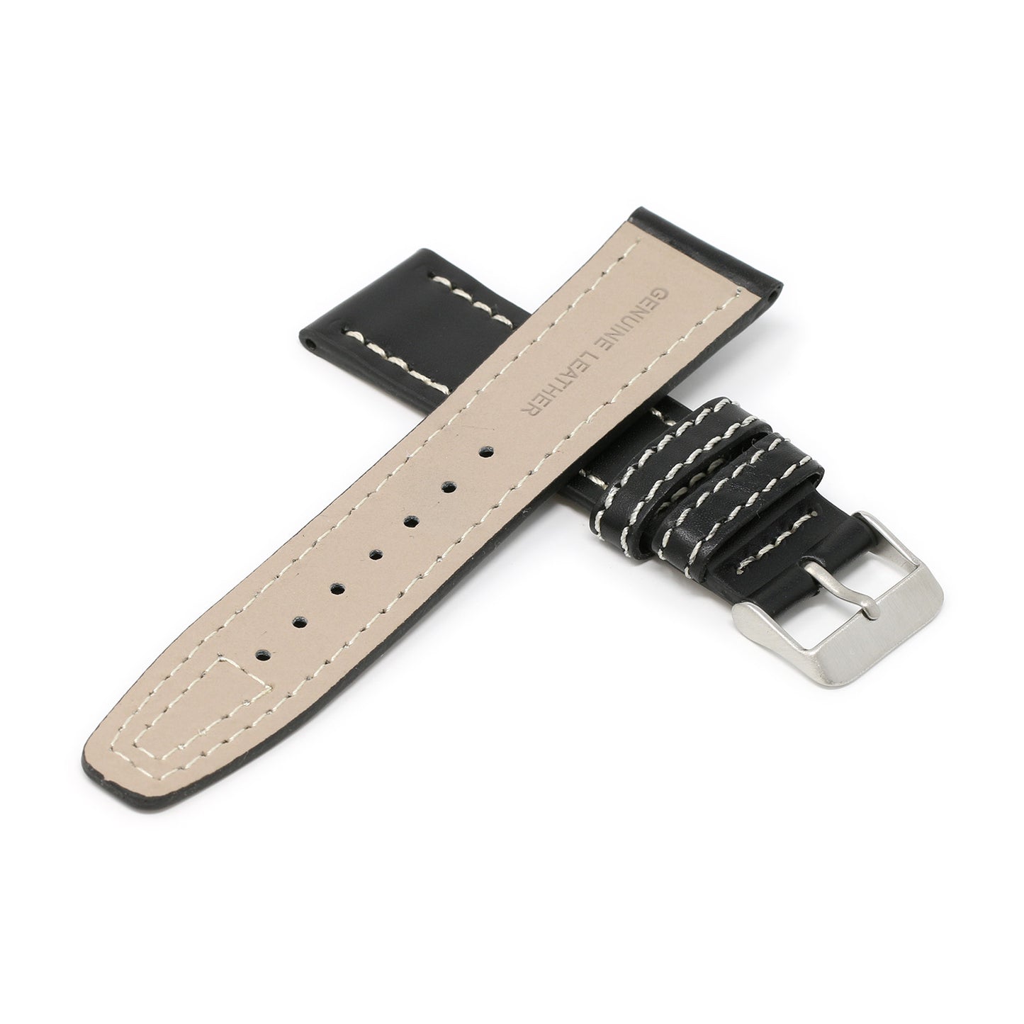 Water-Resistant Leather Aviator Strap