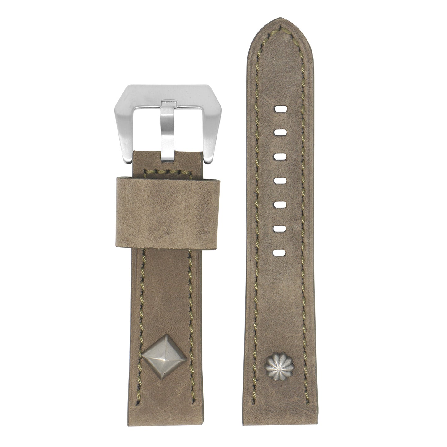 Vintage Military Rivet Strap for Fitbit Versa 3