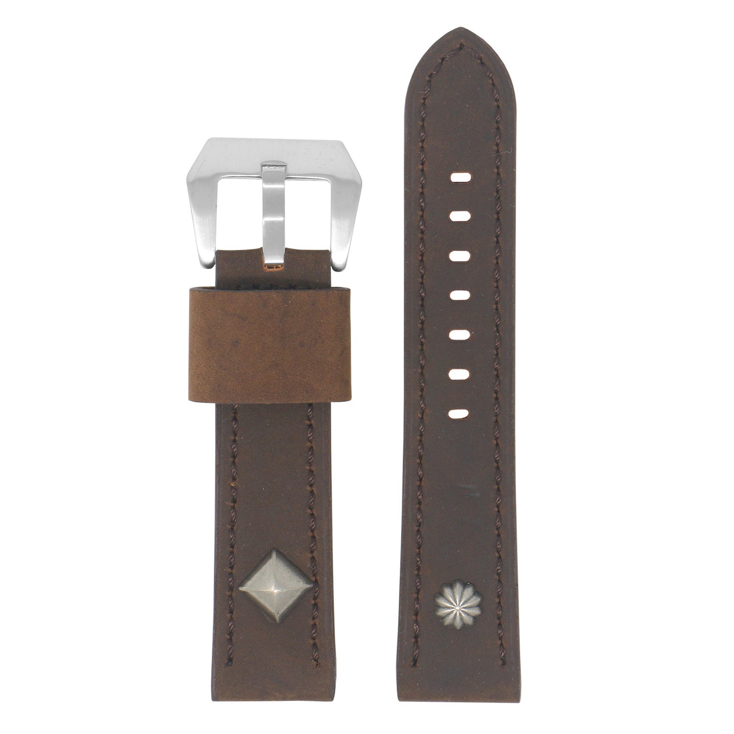 Vintage Military Rivet Strap for Fitbit Sense